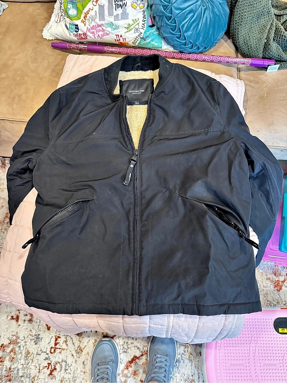 Marc New York men’s Black Utility Jacket